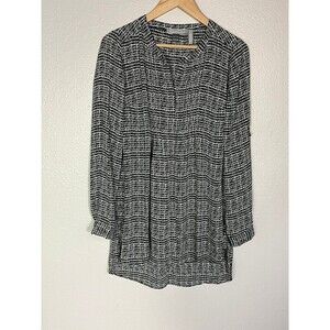 Daniel Rainn A Pea In The Pod Maternity Colab Sz S Roll Tab Blouse Top Tunic N75